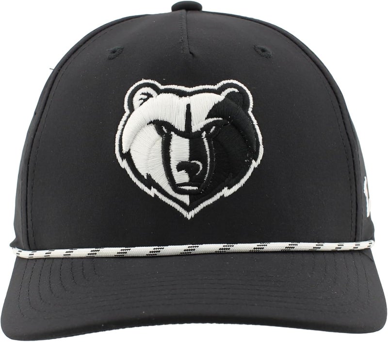 ZHATS NBA Unisex-Adult NBA Officially Licensed Rope Hat Snapback Performance Black - Image 2